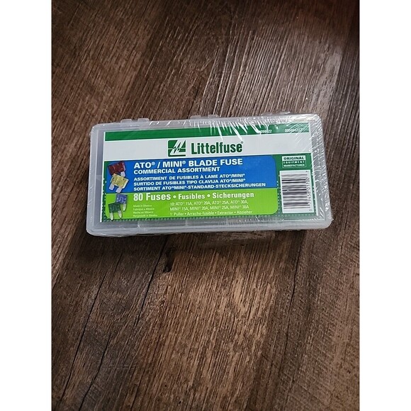 Littelfuse 00940422Z ATO/Mini Blade 80 Fuse Kit - Picture 1 of 3